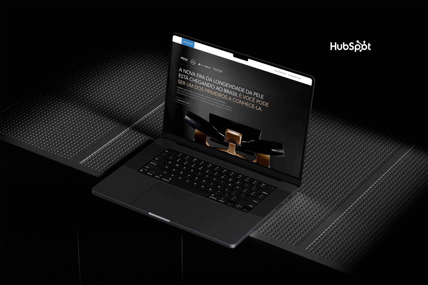 Skintec - landing page HubSpot para a Alma Lasers